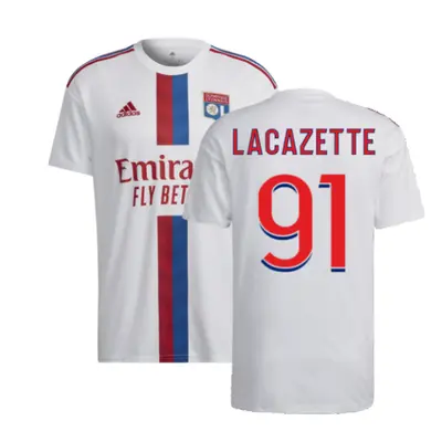 (M) Olympique Lyon Home Shirt (LACAZETTE 91)