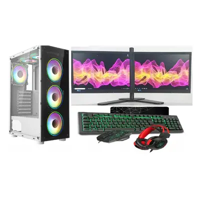 Gaming PC Dual Bundle : Intel Core i5 - 16GB RAM -1TB+128GB SSD - GT730 2GB - Win - 2x22 Bundle 