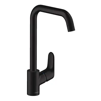 Hansgrohe Focus M41 Single Lever Kitchen Mixer 260, Single Spray Mode, Matt Black