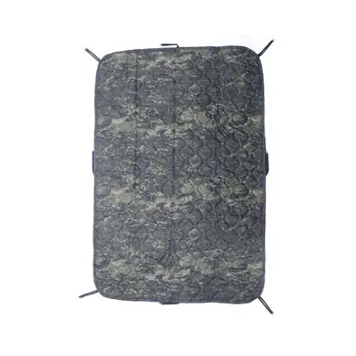 (Woodland) Military Tactical Army Poncho Liner Camouflage Water Repellent Woobie Quilted Blanket