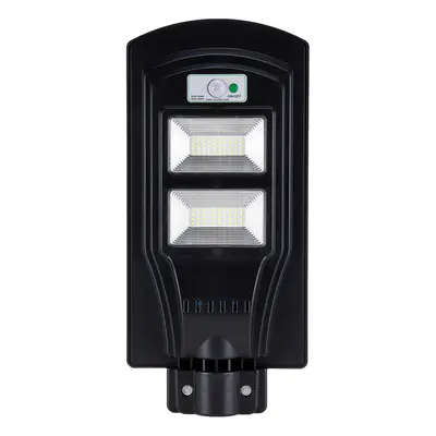 (Black) 40W Solar Street Light Outdoor with PIR Motion Sensor, Waterproof LED Wall Lights Street