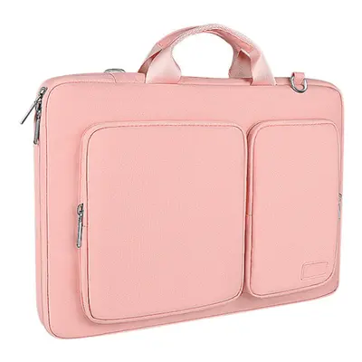 (Pink, 13.3 Inch) Protective Laptop Sleeve Bag Laptop Shoulder Bag Waterproof Case for 13-15.6 I