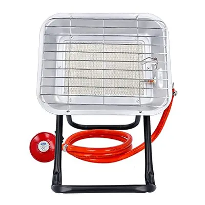 4.5 kW Camping Gas Heater with Piezo Igniter Heating 37mbar Pressure Regulator Bottle Mounting S