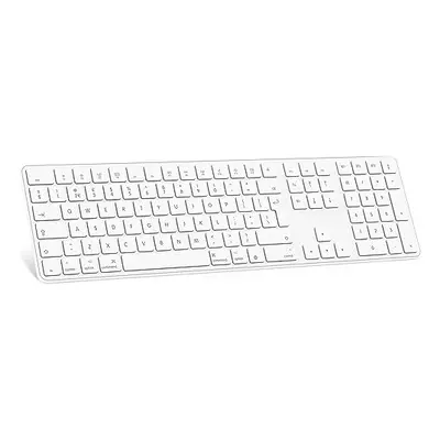 Bluetooth Keyboard for Mac os, OMOTON KB515 Full-sized Wireless Keyboard for Apple MacBook Pro/A