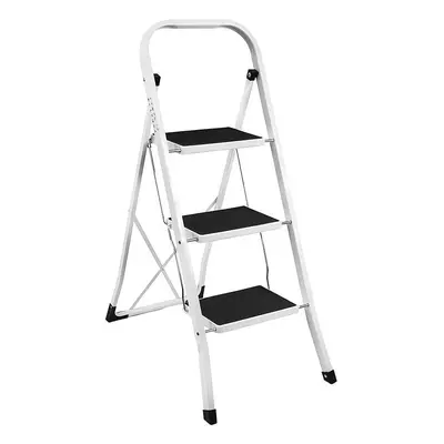 (3 Step) MantraRaj 3 and Step Ladder Folding Step Stool Multi-Use for Household Heavy Duty Handg