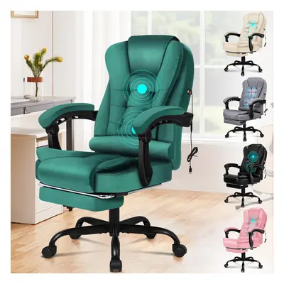 (Velvet Green) ELFORDSON Massage Office Executive Chair