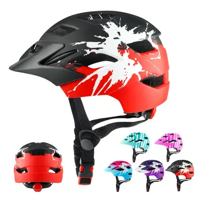 RaMokey Kids Helmet, Kids Bike Helmet for Boys Girls Age 3-15, Light Weight Cycling Helmet Mount