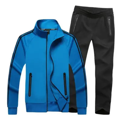 (as the picture, XXXXXXL) Autumn Sportswear Tracksuits Men Sets Large Size Men &apos;s Clothing 