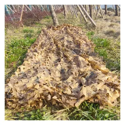 (brown, 1.5*20m) Outdoor Camouflage Net Sun Protection For Camping Shooting Hunting Hide Decorat