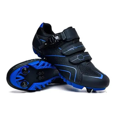 (black,blue, 39) Cycling Shoe Men Sneakers Women Mountain Bike Shoes Mountain Leather Carbon Rid