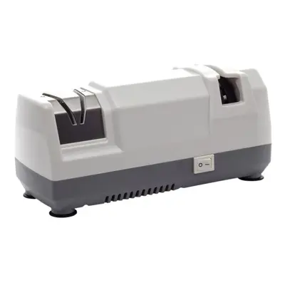 (anti-flash white) Diamond Hone Electric Knife Sharpener For Stainless Or Non-serrated Knives, 2