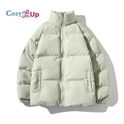 (green, 3XL) Cozy Up Men Warm Coat Winter Thicken Jacket