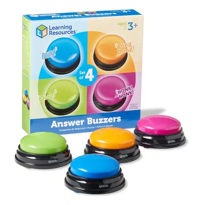 Learning Resources Answer Buzzers - Set of Ages 3+ Assorted Colore