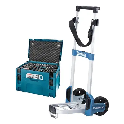 Makita Foldable MakPac Case Trolley Sack Truck + Makpac Cases + Accessories