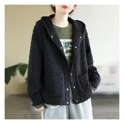 (black, L) Coats For Women Oversize Coats Jackets Women Hoodies Coat Loose Casual Coat Solid Col