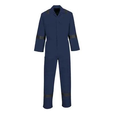 (3XL, Navy) Portwest Mens Bizweld Iona Work Overall/Coverall