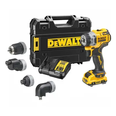 Dewalt 12v XR DCD703L1T Brushless 4X Multi-Head Drill Driver + Charger x 3ah