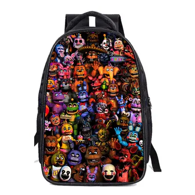 (01, Backpack) Five Nights at Freddy's School Bag Backpack Lunch Bag Pencil Case Kid Gifts