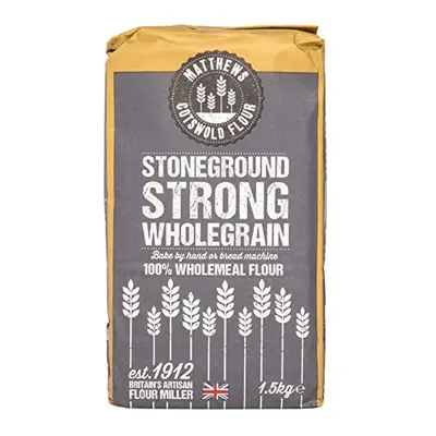 Matthews Cotswold Traditional Stoneground Strong Wholegrain Flour | 14.5% Protein | Specialty | 