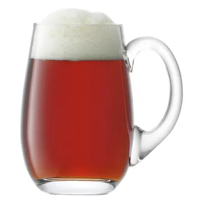 LSA International BR39 Bar Beer Tankard Curved 750ml Clear