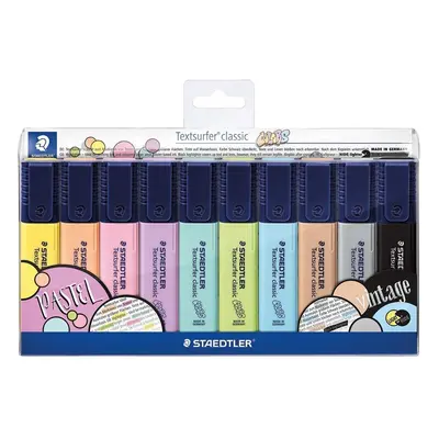 STAEDTLER Textsurfer Classic Highlighter, High Quality Made in Germany, with Large Ink Reservoir