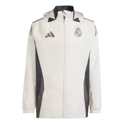 (3XL) Real Madrid EU Allweather Jacket (Putty Mauve)