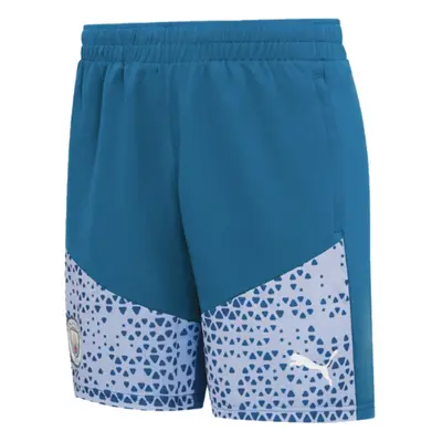 (XL) Man City Training Shorts (Lake Blue)