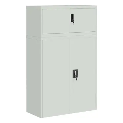 (light grey, x x cm) vidaXL File Cabinet Storage Cabinet Office Filing Cabinet Storage Unit Stee