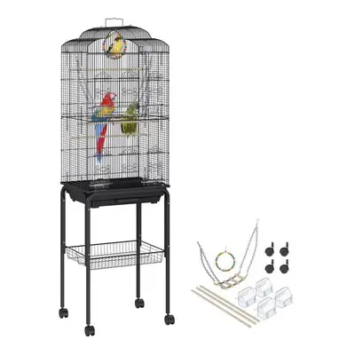 Vevor ZMSDXNL18146KLZFAV0 in. Metal Large Parakeet Cages for Cockatiels Parrot Budgies Lovebirds