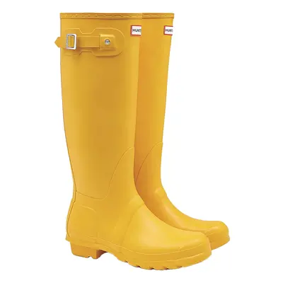 (4 UK, Yellow) Hunter Womens/Ladies Original Tall Wellington Boots