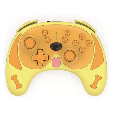 (Yellow) Wireless Game Controller Switch Pro bluetooth Gamepad with 6-Axis Gyro Dual Motor Vibra