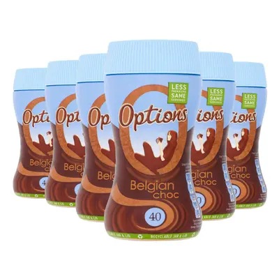 Options Belgian Hot Chocolate Drink (Multipack of x 220g Jars)