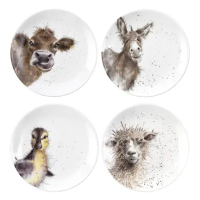 Wrendale Designs Set of Coupe Appetiser Plates