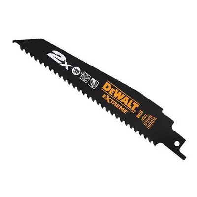 DeWalt DT2300L-QZ 2X Life Wood and Nail Reciprocating Blades 152mm Pack of