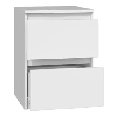 (Large Bedside) MODERN - White Chest Of Drawers Bedroom Furniture Storage Bedside to Drawers