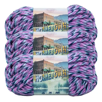 Lion Brand Yarn Hometown Yarn Bulky Yarn Yarn for Knitting and Crocheting 3Pack Jacksonville Taf