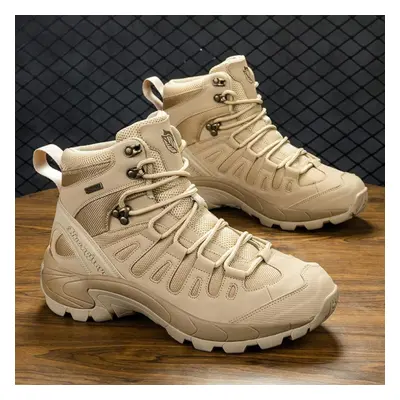 (sand, 43) Mctin Men Ankle Boots Outdoor Desert Hiking Boots Winter Work Safty Shoes