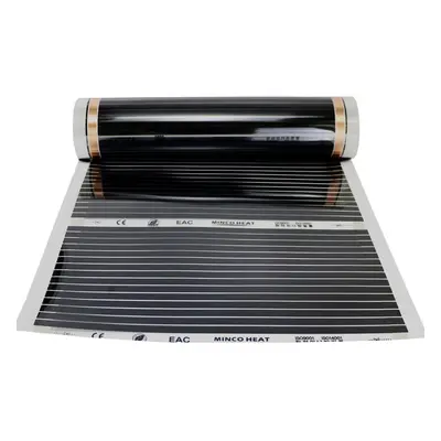 (black, 50cm*5m) Infrared Heating Film 80w/m2 Wideth 50cm Heating Film 200-240v Electric Warm Fl