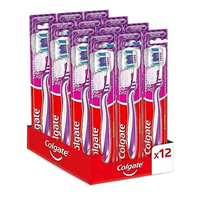 Medium Zig Zag Toothbrush, Bristles with Different Angulations, Pieces