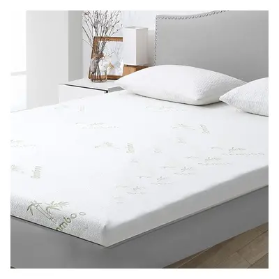 (Double) 40D Gel Memory Foam Bamboo Mattress Topper