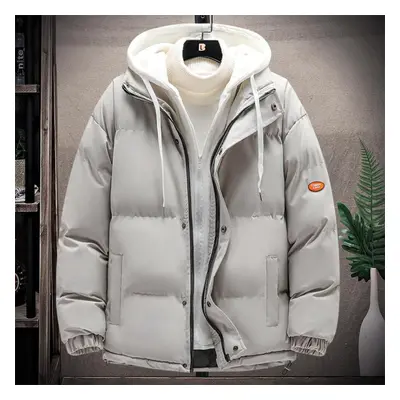 (grey, 4XL) New Men&apos;s Casual Fashion Winter Outdoor Sportwears Jacket Casual Womens Jacket