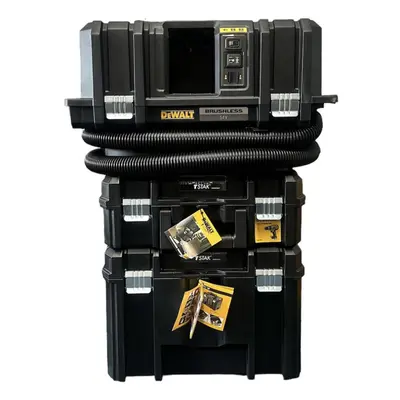 Dewalt DCV586MN-XJ Cordless FLexvolt Wet Dry Vacuum + 2x TSTAK Storage Cases