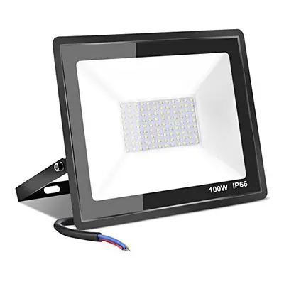 Ankishi 100W LED Floodlight, IP66 Waterproof Security Lights, Super Bright Lights LED 10000LM Ou