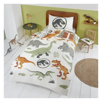 Coco Moon Jurassic World Dinosaur Junior or Single Duvet Bedding Set Ideal Boys and Toddler Dino