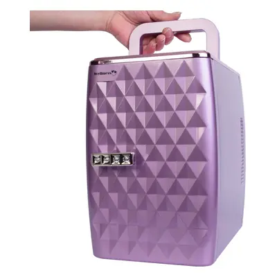 Wellness 4L Portable Mini Cosmetics, Beauty, Makeup and Skincare Cooler - Purple