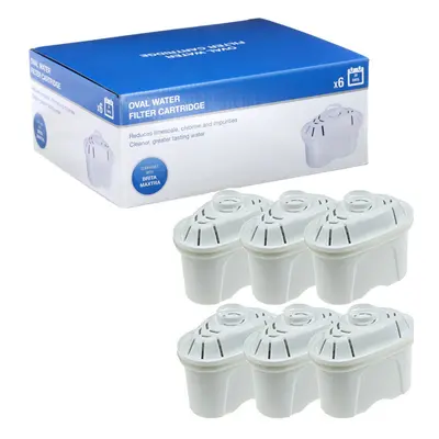 Qualtex Universal Jug Water Filter Cartridges (6)