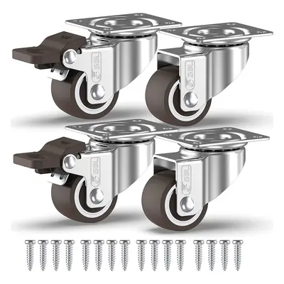 (25mm) 25mm/50mm Castor Wheels Trolley Castors Furniture