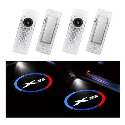 (4PCS, X5) 2Pcs LED Car Door Welcome Lights Courtesy Lamp Logo Shadow Projector