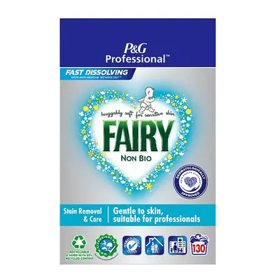 Fairy Professional Non-Bio Washing Powder Detergent Washes (130w)