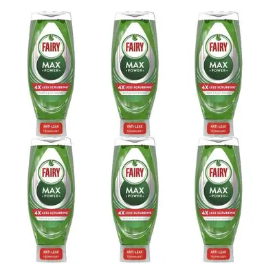 Fairy Max Power Original Washing Up Liquid, ml (Pack of 6)